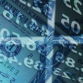 Economics - collage numbers and money
